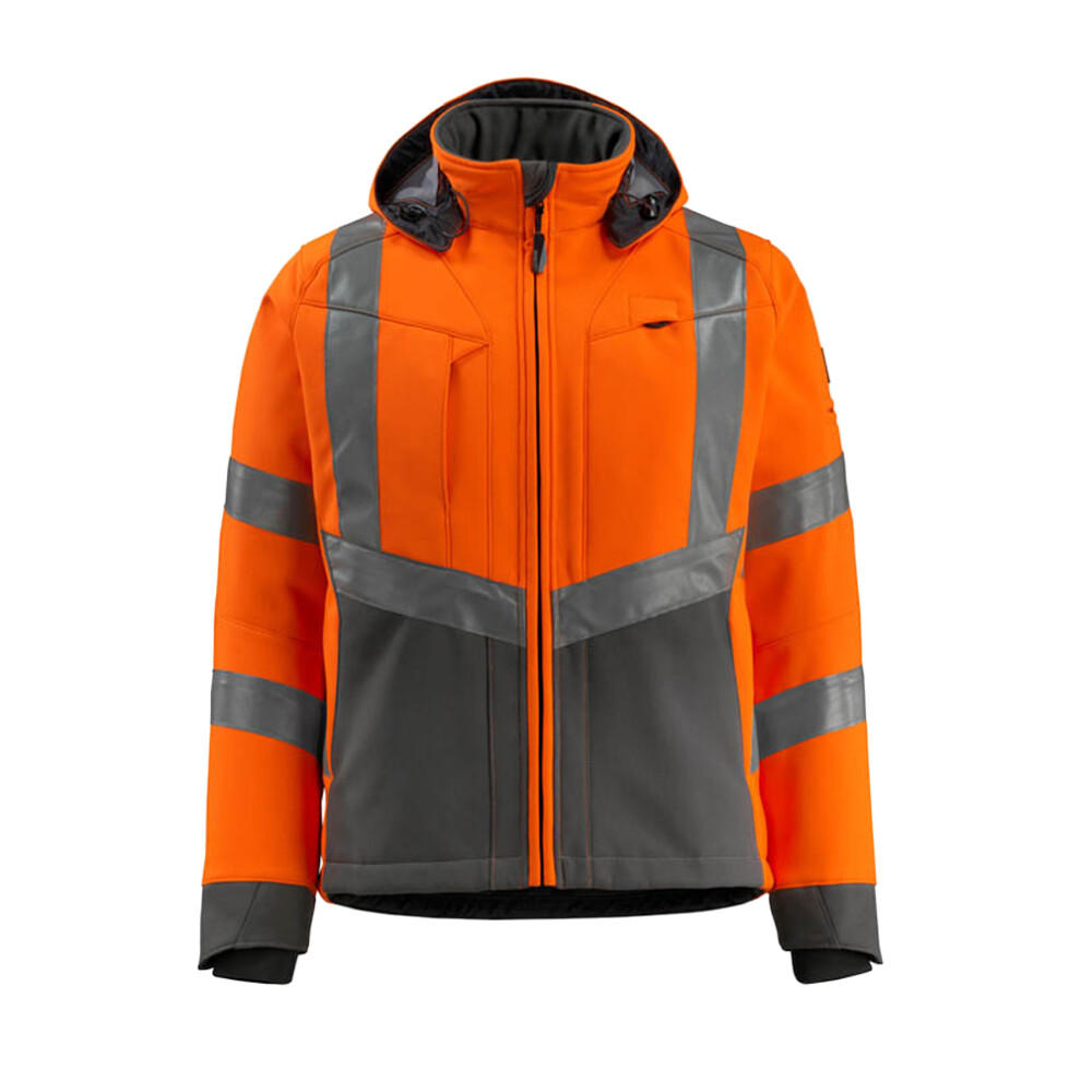 (M, Hi Vis /Dark Anthracite) Mascot Mens Safe Supreme Blackpool Hi-Vis Jacket Orange 5063852887873