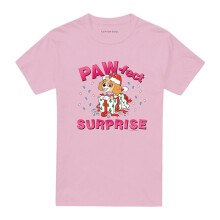 (XL, Pink) Paw Patrol Unisex Adult The Paw-Fect Gift Skye Christmas T-Shirt