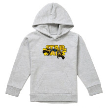 (9-11 Years, Athletic Heather) Star Wars Childrens/Kids Pod Racing Logo Hoodie