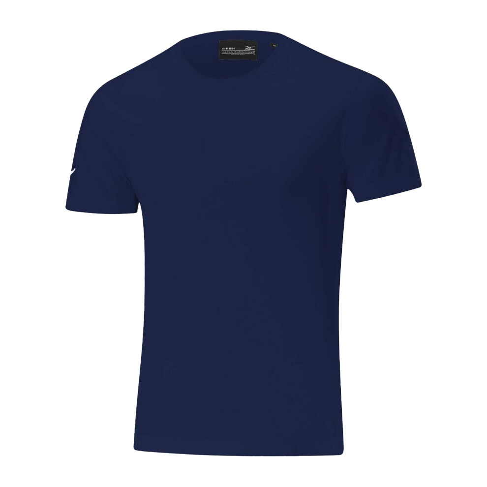 Mizuno (L, Navy) Mens Shizuoka Free Time T-Shirt
