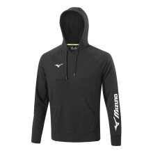 (M, Black) Mizuno Mens Terrycloth Hoodie