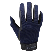 (L, Navy) Dublin Childrens/Kids All Season II Riding Gloves