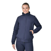 (12 UK, Navy) Dublin Womens/Ladies Blouson Team Zipped Jacket