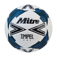 (4, White/Black/Tidal Teal) Mitre Impel One 24 Football