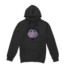(M, Black) Sesame Street Unisex Adult Glower The Count Hoodie