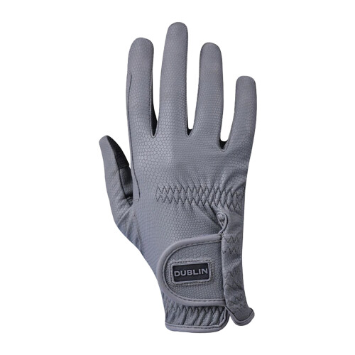 Dublin (M, Grey) Dublin Childrens/Kids Everyday Riding Gloves
