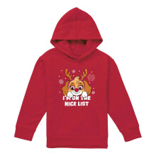 (7-8 Years, Red) Paw Patrol Childrens/Kids Nice List Skye Pullover Hoodie
