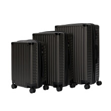 (One Size, Black) Kings Will Dream Studio Leon Suitcase (Pack of 3)