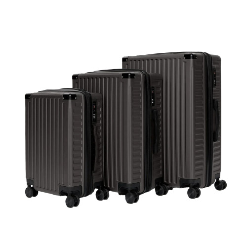 (One Size, Grey) Kings Will Dream Studio Leon Suitcase (Pack of 3)
