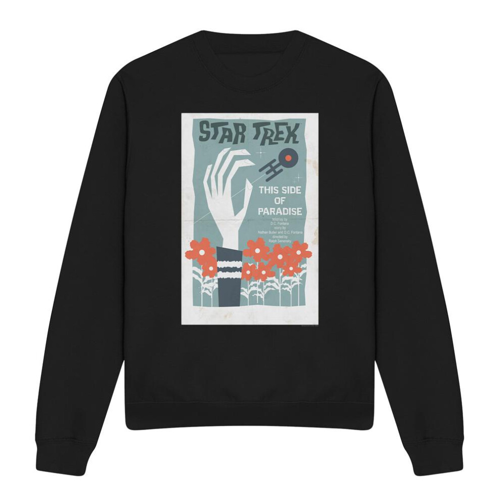 Star Trek (Xxl, ) Unisex Adult The Original Series Episode 24 Sweatshirt Black