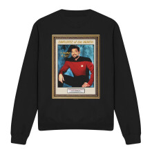 (S, Black) Star Trek Unisex Adult Employee of the Month Sweatshirt