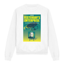(XL, White) Star Trek Unisex Adult The Next Generation Season 3 Episode 15 Sweatshirt