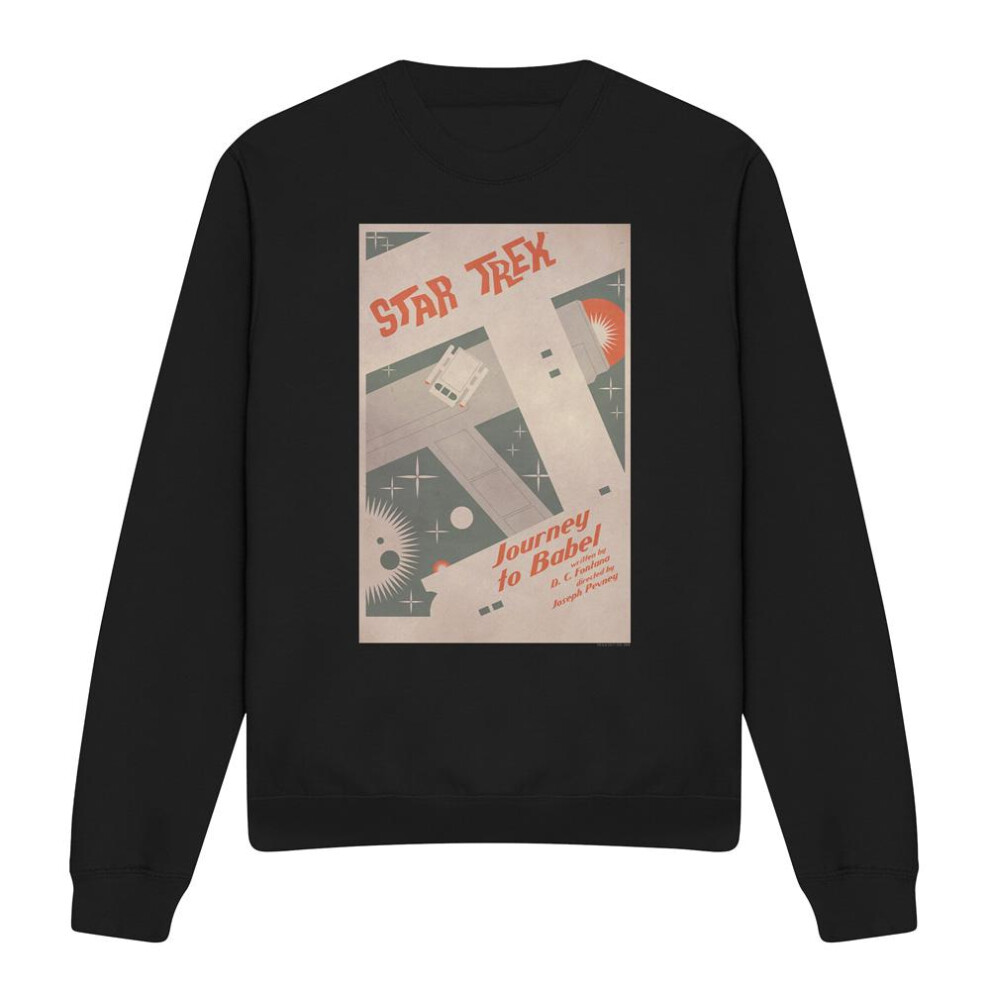 Star Trek (Xxl, ) Unisex Adult The Original Series Episode 39 Sweatshirt Black