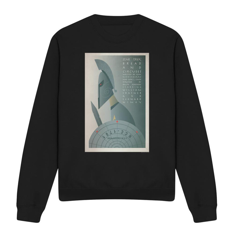 Star Trek (Xxl, ) Unisex Adult The Original Series Episode 54 Sweatshirt Black