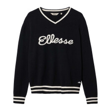 (S, Black) Ellesse Mens Giocios Knitted Sweater Top