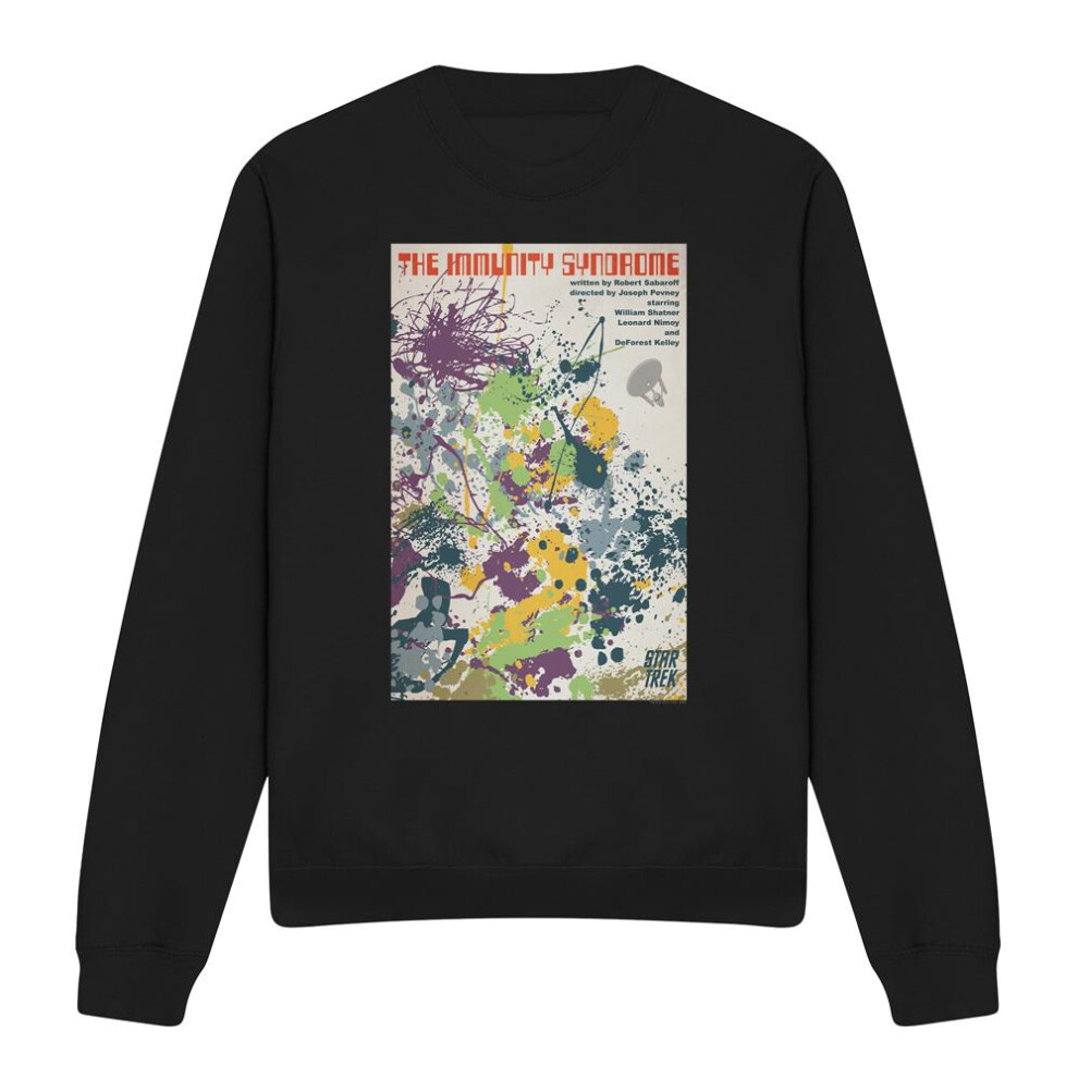 Star Trek (M, ) Unisex Adult The Original Series Episode 47 Sweatshirt Black