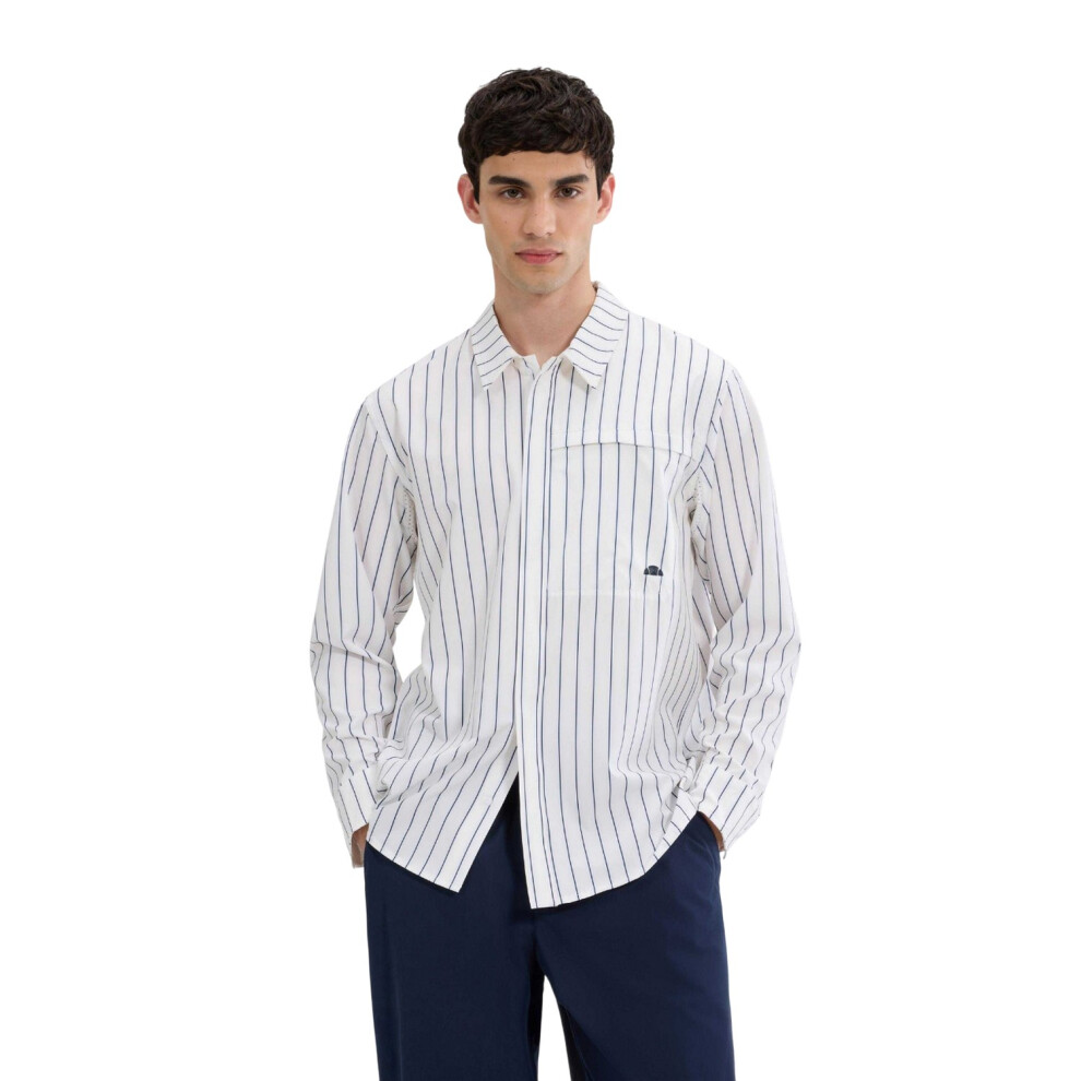 Ellesse (S, Off ) Mens Revonali Shirt White