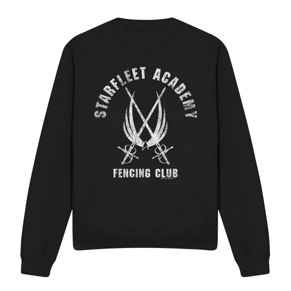 (XXL, Black) Star Trek Unisex Adult Fencing Club Sweatshirt