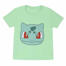 (12-13 Years, Green) Pokemon Childrens/Kids Bulbasaur T-Shirt