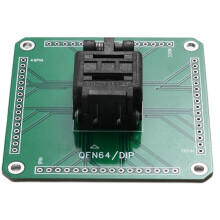 64qn50s19090 Plastronics Programación Adaptador Qfn64 A DIP IC Prueba y Quemar en el Zócalo 0,5mm Paso Paquetes Tamaño 9x9mm