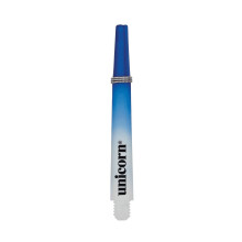 (S, Blue/White) Unicorn Two Tone Gripper Dart Stem