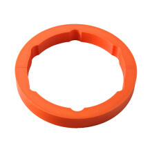 Quick Mount Enhanced Chain Guard for Off Roading Motorcycle Derailment Prevention Orange