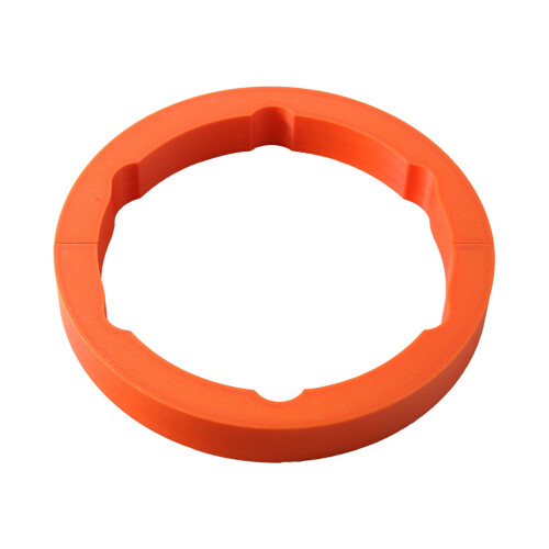 Quick Mount Enhanced Chain Guard for Off Roading Motorcycle Derailment Prevention Orange
