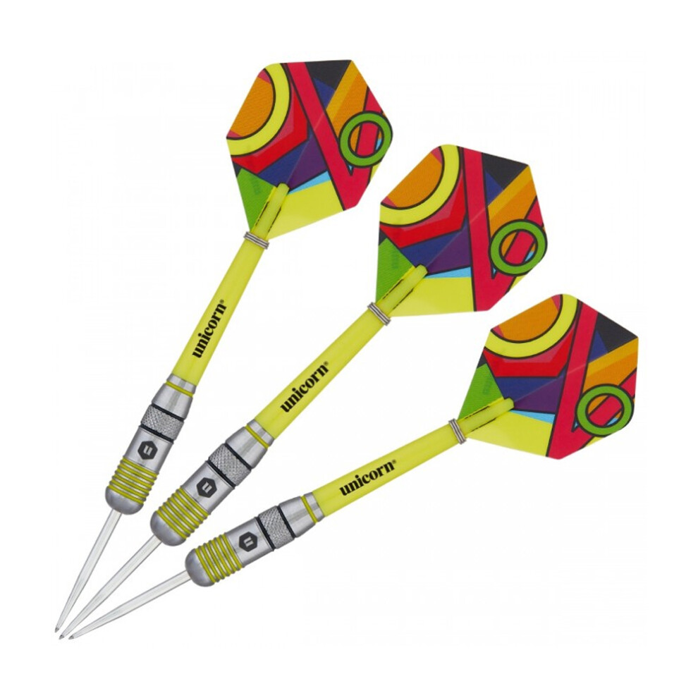 Unicorn (24G, Multicoloured) Flair Tungsten Darts (Pack Of 3)