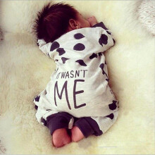 (6-9 Months) Boy Infant Baby Girl Romper Hooded Jumpsuit Bodysuit New Clothes Outfits