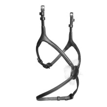 (X Full, Black) Velociti Lusso Leather Horse Grackle Noseband