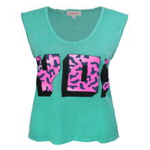(L, Green) Junk Food Womens/Ladies Yo Vest