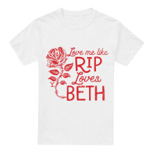 (5XL, White) Yellowstone Mens Love Me Like Rip Loves Beth T-Shirt