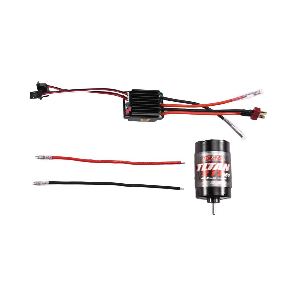 550 Brushed Motor Waterproof Esc 320A Speed Control Combination Set For 1/10 Rc Car Crawler Axial Scx10 21T 4712323021902