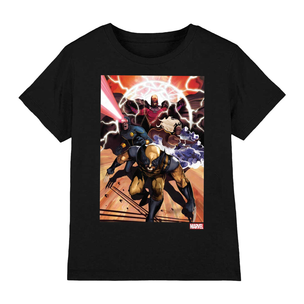 Marvel (3-4 Years, Black) Childrens/Kids X-Men Team Attack T-Shirt
