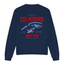 (XL, Navy) Star Trek Unisex Adult Stardate 2245 Sweatshirt