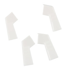 Campers Accessory Weather Resistant Campers RVs Gutter Spouts Plastic Constructi White