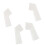 Campers Accessory Weather Resistant Campers RVs Gutter Spouts Plastic Constructi White 1