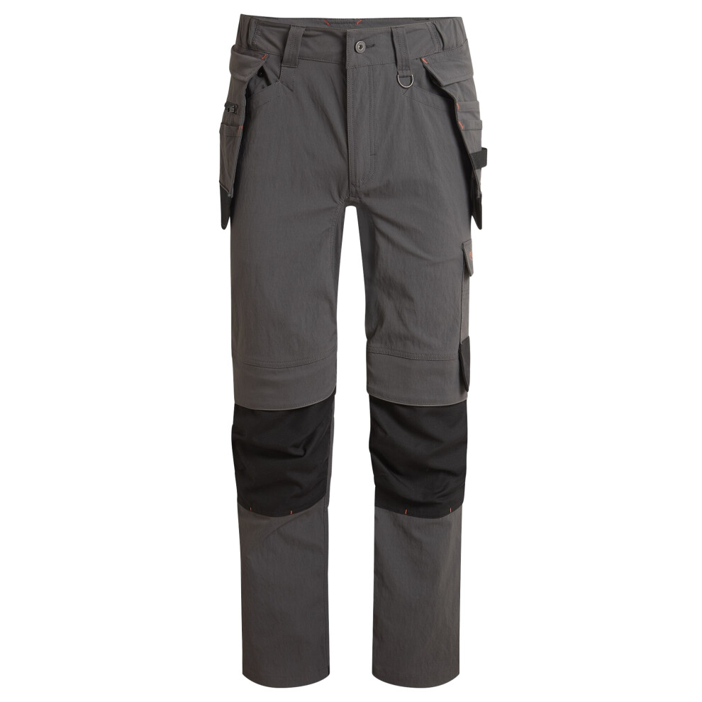 Craghoppers (34R, Carbon Grey/Black) Mens Sheffield Holster Stretch Work Trousers