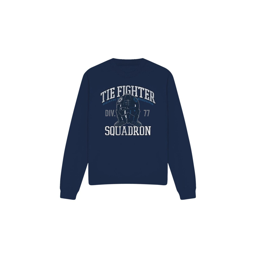 Star Wars (Xl, Navy) Unisex Adult Tie Fighter Squadron Sweatshirt