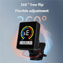 2X USB Charging Guitar Tuner Tunning for Acoustic Electric Guitar Bass Clip- Tuner LCD Display Guitar Tuner