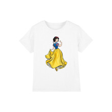 (7-8 Years, White) Snow White And The Seven Dwarfs Childrens/Kids Fairest Princess Of Them All T-Shirt