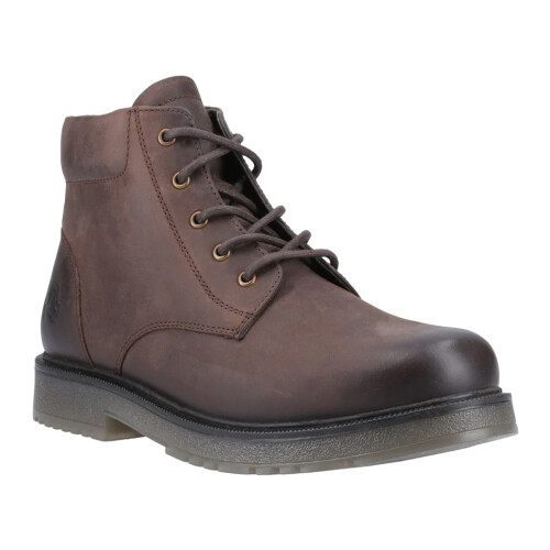 (11 UK, Brown) Amblers Mens Bath Leather Boots
