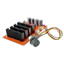 Contrôleur de Vitesse de Moteur à Courant Continu 3000 W 10-50 V 60 A PWM HHO RC 12 V 24 V 48 V Régulation 5-100 % avec Interrupteur de Commande