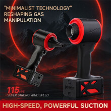 Ventilatore Turbo Portatile 130000 Giri/Min 28000pa Ventilatore Violento Soffiatore per Polvere Aspirapolvere Motore Brushless Ad Alta Velocità + Kit