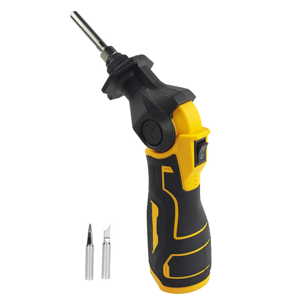 30W Cordless Electric Soldering Iron 400 Wireless Welding Device For Repair Yellow 7754004697690