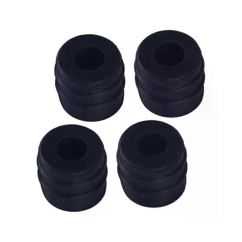 Set Of 4 Carburetor T-Joints, Compatible With Suzuki Rf600r, Rf900r, Gs500e, Gs500et And Gsf400 (Black). Black 9174446936962