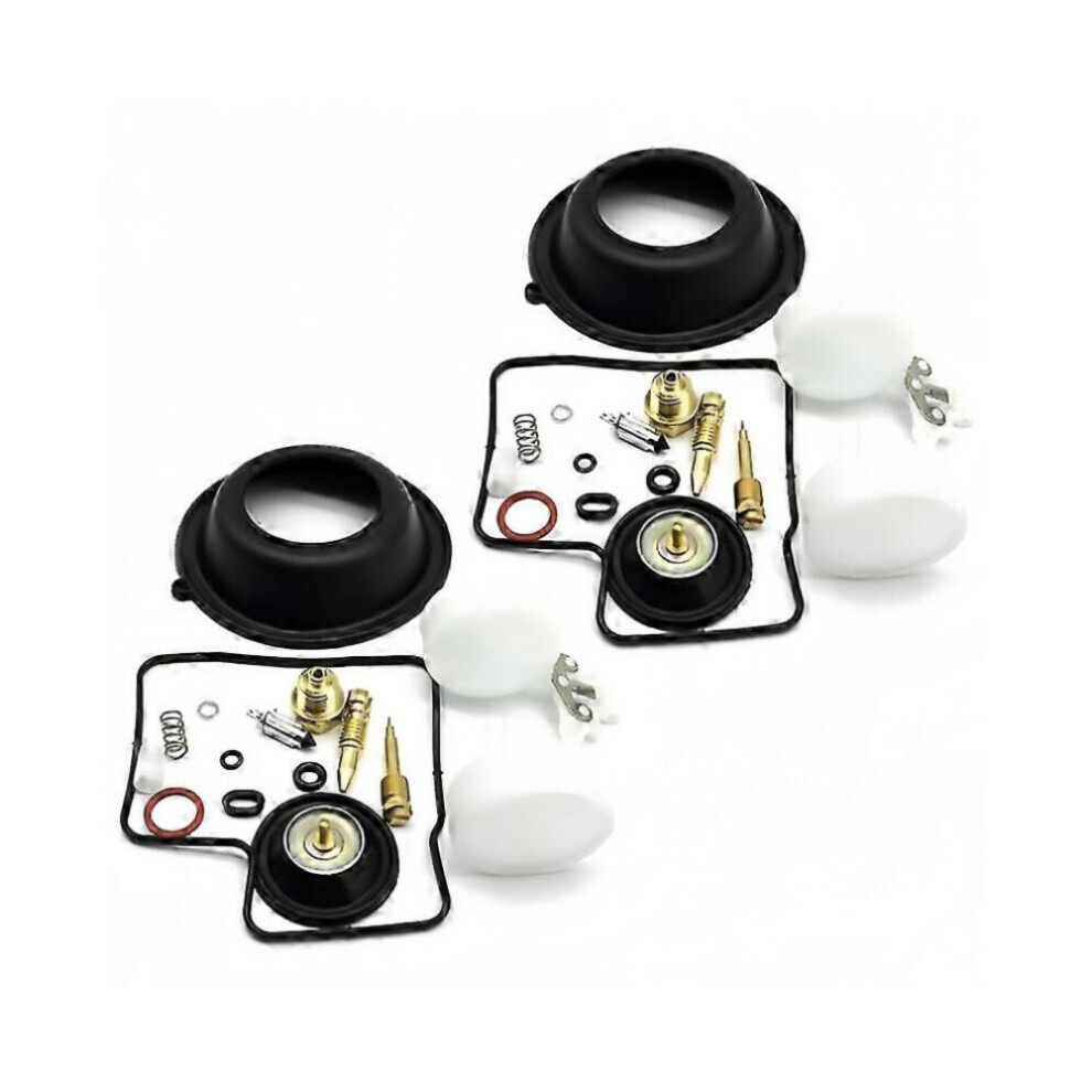 Carburetor Repair Kit Compatible With Honda Shadow Vt1100: Piston, Diaphragm, Shut-Off Valve And Float 9174446934852