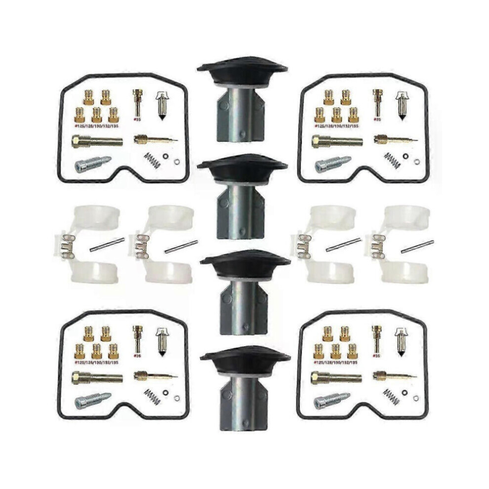 Carburetor Repair Kit Compatible With Kawasaki Concours Gtr 1000Gtr Zg1000-A 1986-2006 9174446935224