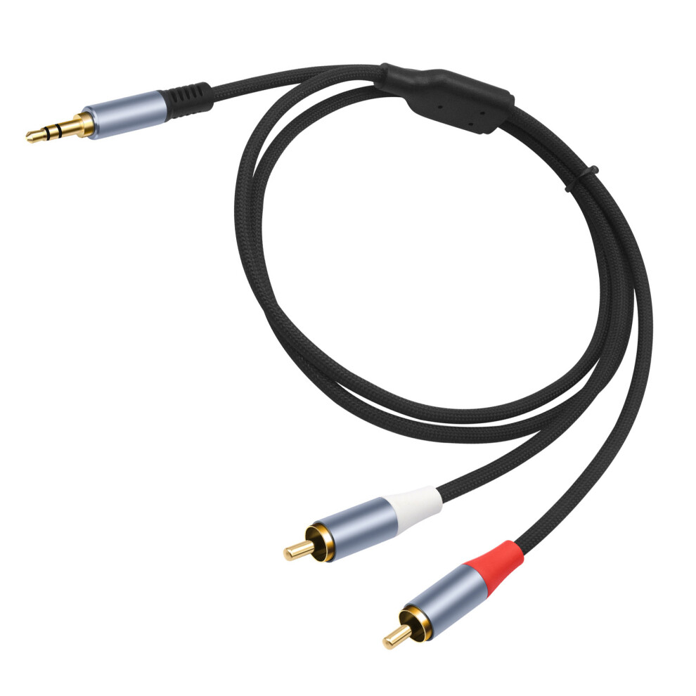 Plugs And Play 3.5Mm To 2Male Music Cable For Phones Tablets Laptops Stereo 2M Gold 7695001175500