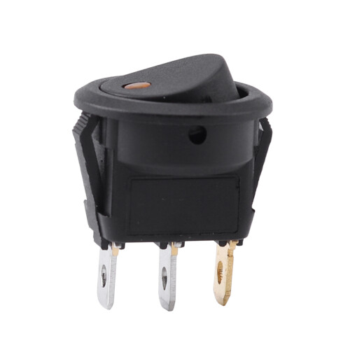 SPST Round Switch 12V LED On/Off